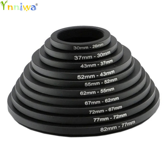 82-77 82-72 82-67 82-62 77-72 77-67 77-52 72-67 72-62 67-62Mm Metal Step down Rings Lens Adapter Filter Set